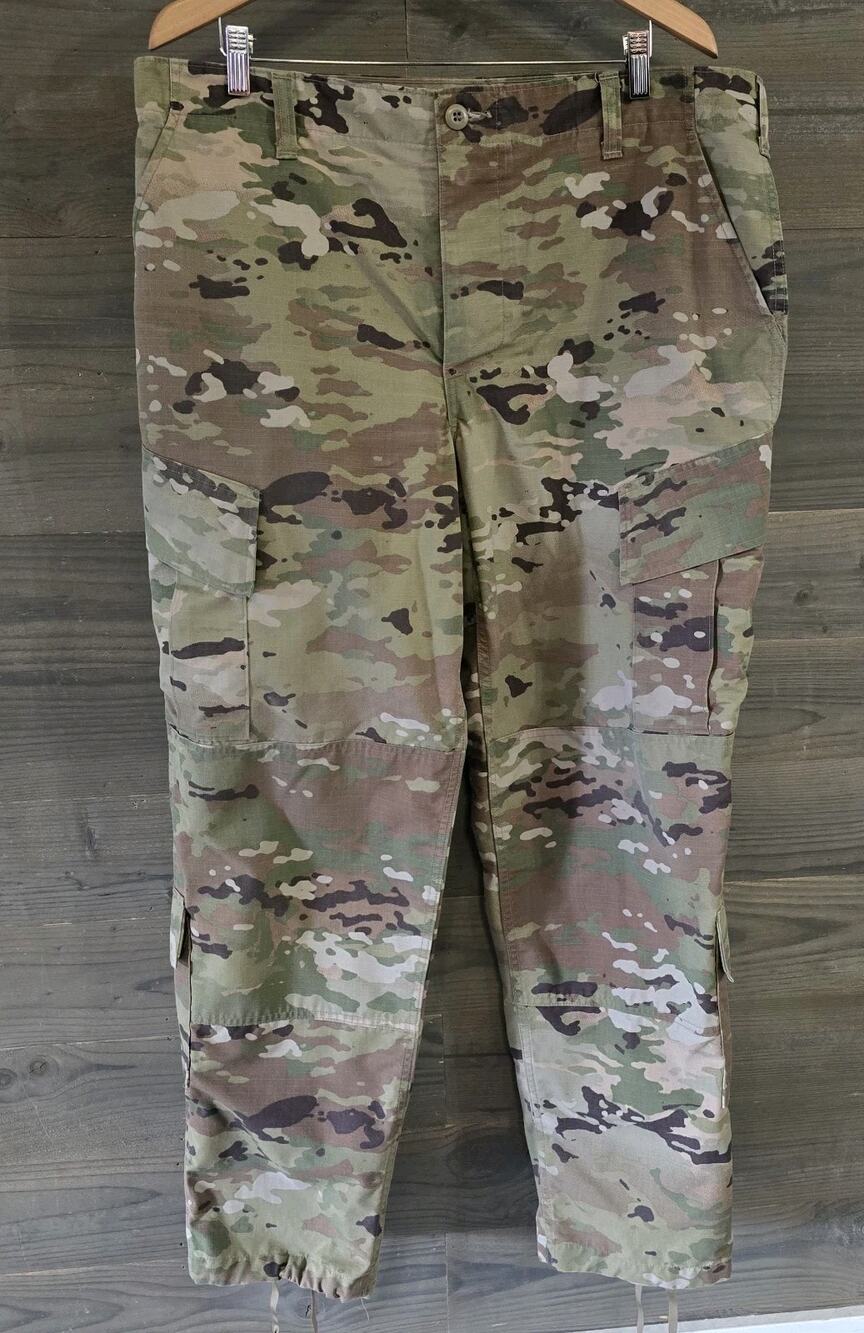 TROUSER, ARMY COMBAT UNIFORM - UNISEX SIZE: Large OCP Scorpion W2 Camouflage